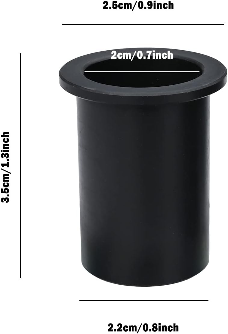 Canitu 8Pcs Upgraded Door Bushings for Honda Talon 2019-2022, 4dr kit Door Rattle Fix Replacement Hinge Liners Spare Auto Parts Seat Bushing Direct Replaces, CNC & 6061 POM(No Plastic)