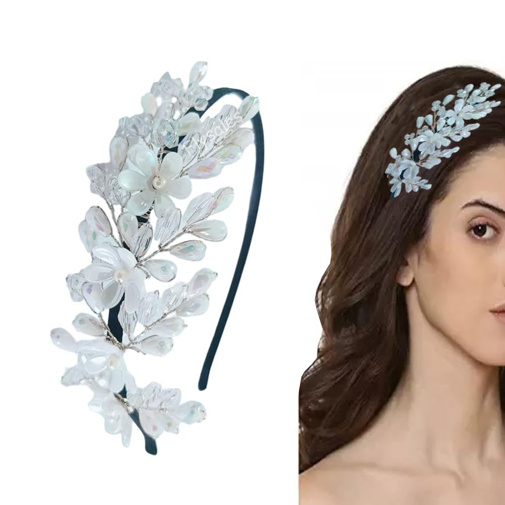 See full amazon price history chart for Flysales® Metal Hairband Flower Crystal and Pearls Fancy Hairband for Women and Girls Tiara Hair Band Hair Accessories Silver Work With Black Cloth Cover Handmade Flysales® Metal Hairband Flower Crystal and Pearls Fancy Hairband for Women and Girls Tiara Hair Band Hair Accessories Silver Work With Black Cloth Cover Handmade (B0D2Y7TKHK) Amazon Price History, Amazon Price Tracker
