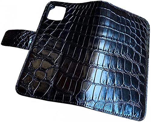Housse à rabat crocodile iPhone 13 Mini idéal pour le quotidien