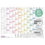 Hochwertiges 250g/m²-Papier mit FSC®-Zertifizierung: Papier aus verantwortungsvollen Quellen + klimaneutraler Druck! Einfach mit wasserlöslichem Stift beschreiben und bei Bedarf mit feuchtem Tuch abwischen!