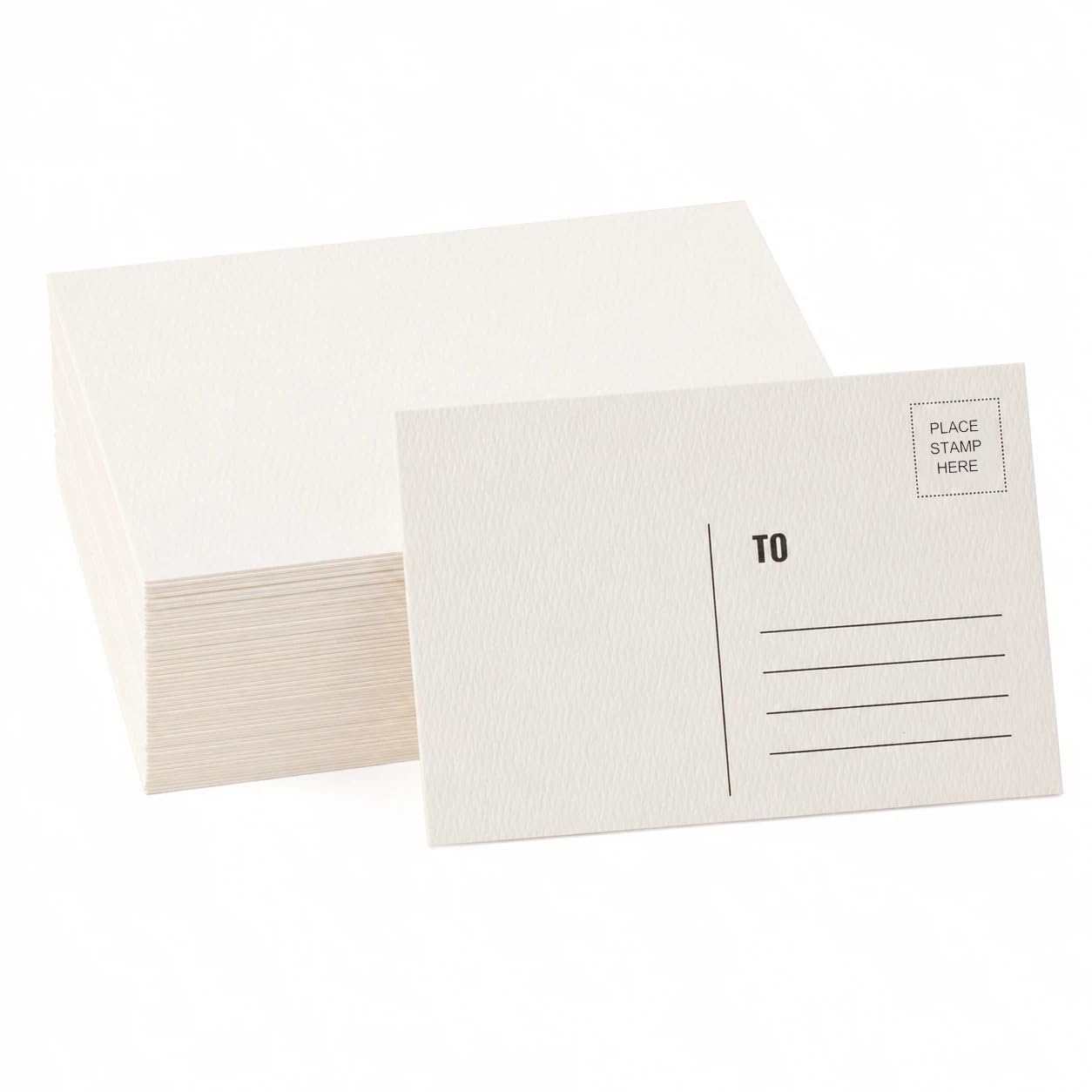 Cotton Watercolor Postcards Blank 4" X 6" Cold Press, 60 Sheets, 300GSM | One Side Blank,…