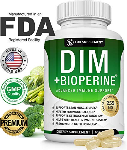 Dim Supplement Plus BioPerine Complex 255 mg - Premium Diindolylmethane Immune Formula
