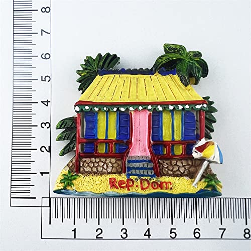 Imán decorativo para refrigerador República Dominicana miniatura 3