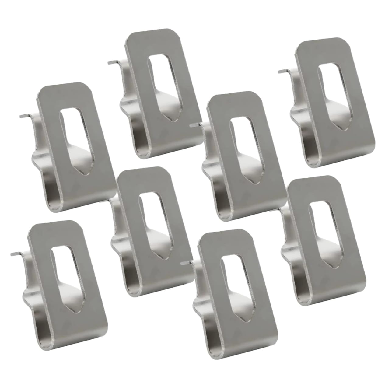EXCEART 4 Set Fibbia Della Vita Utensile Cintura Di Lavoro Chiave Gancio Per Clip Da Cintura Per Utensili Elettrici Cintura Per Utensili Pesanti Argento Acciaio Inossidabile 8 Pezzi*4