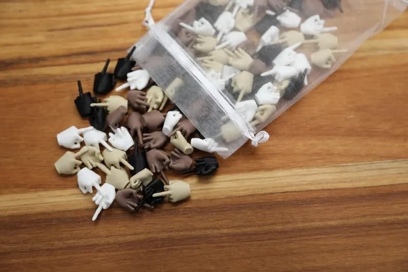 100 tiny middle fingers you can scatter literally everywhere — on desks, in gifts, or mailed to an enemy; stupid in the best possible way.