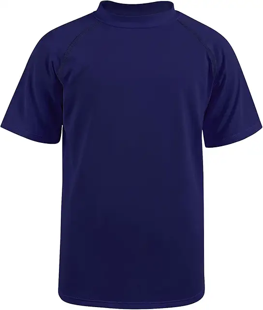 Boys' UPF50+ Sun Protection Rashguard Swim Shirts - Quick-Drying UV Shirt