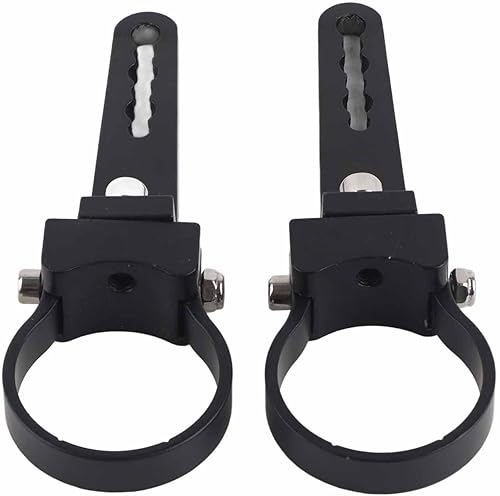 Abrazaderas de soporte de montaje de 2 pulgadas, soporte de tubo de aluminio/barra rodante, soporte de abrazaderas LED para coche, camión, luz de