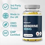 Pure Vitality Berberine HCL 500mg – 60 Vegan Capsules – 98% Purity – High Strength Formula – UK GMP Certified Manufacturer - Image 4