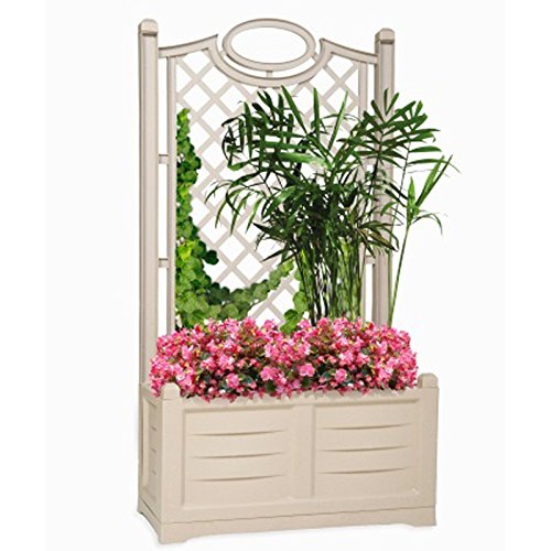 Bama Fioriera con spalliera, 80 cm
