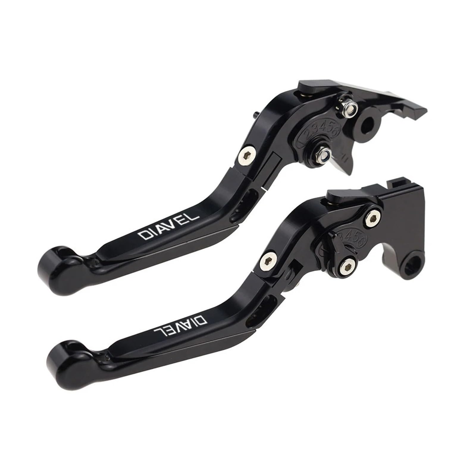 Yxbswbjd 44 Aluminum Alloy Folding Brake Lever For Diavel Motorcycle Folding Extendable Brake Clutch Lever Set