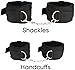 Bed Restraints Kit for Couples 10pcs Bed Black Handcuffs and Blindfold for Adults Bedroom Restraints for Bed Straps Adult Play Queen Bondaged Rope Cord & Rope Kit Spreaders Bar for Women Sweater