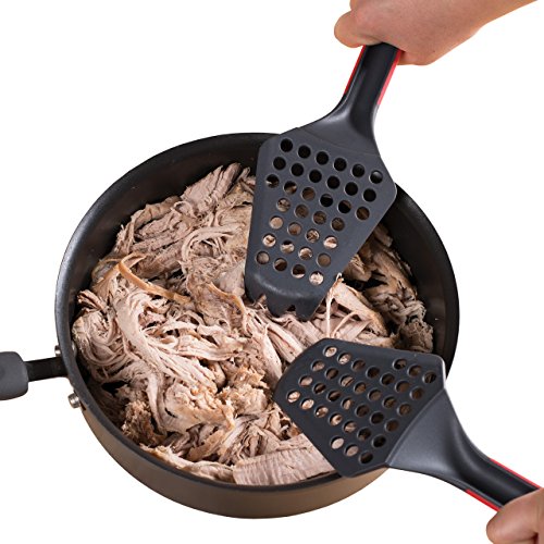 Casabella Skillet Slingers (Set Of 2), Red/Grey #TOP2