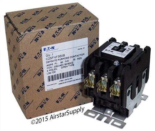 Replacement for Allen Bradley 400-DP60NA3 - Replaced by Eaton/Cutler Hammer C25FNF360B 50mm DP Contactor, 3-Pole, 60 Amp, 240 VAC Coil Voltage