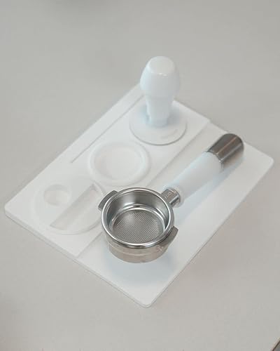 Miniatura 2 de Normcore Tamping Mat - Estación de tampón de espresso blanco - Alfombrilla de café - Patente pendiente - Alfombrilla portafiltro para baristas -