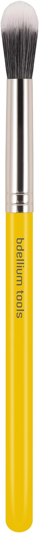 Professional Makeup Brush - Studio Series 787 Duo Fiber Large Tapered Blending - With Soft Synthetic Fibers, For Controlled Lightweight Application (Yellow, 1pc)