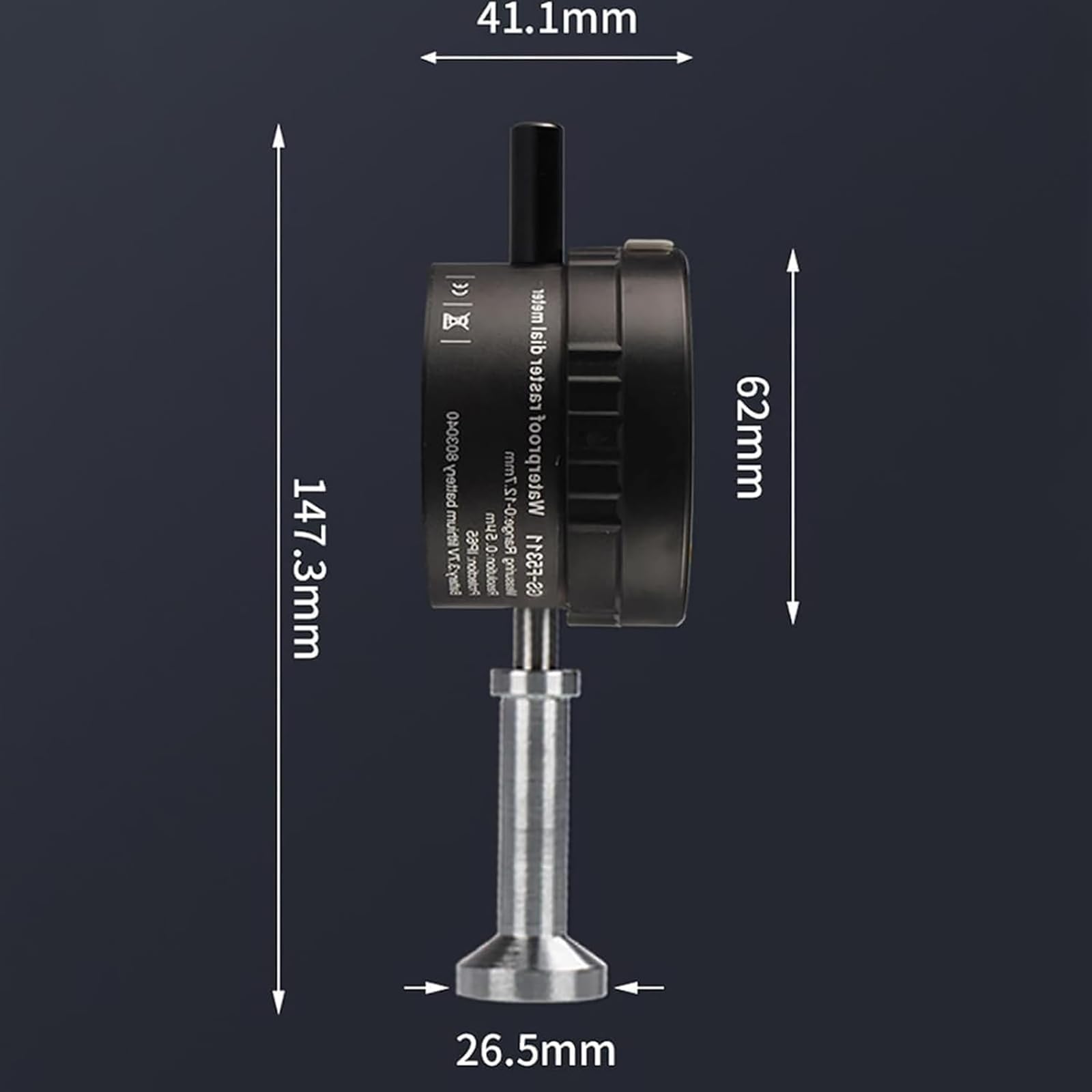 Oberflächenrauheitsprüfer, digitales Profilometer mit RS232-Schnittstelle, Messgenauigkeit ± 0,003 mm, Datenübertragung, Multi-Parameter-Oberflächen-Finish-Messung