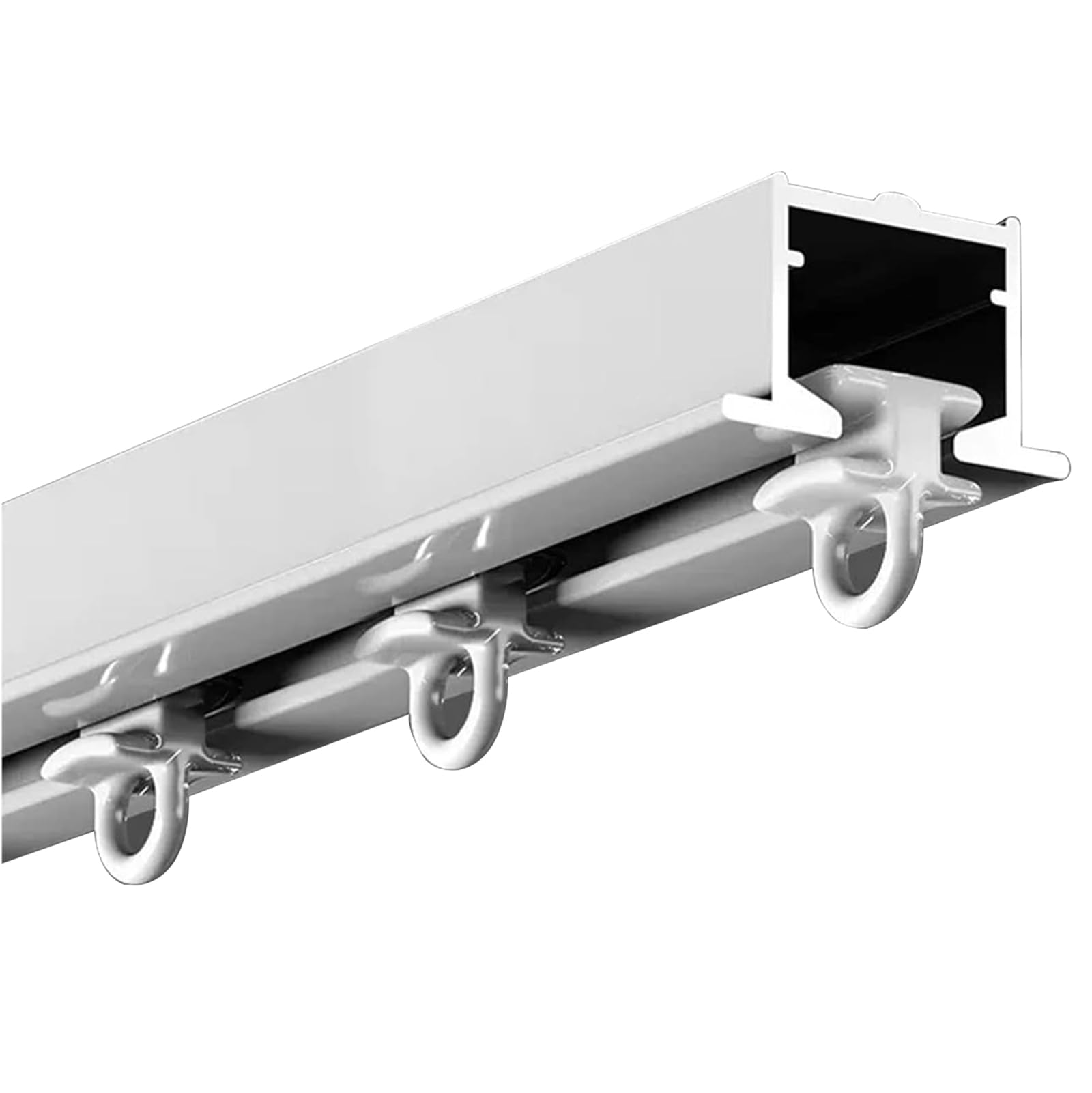 Rails de plafond dissimulés pour rideaux de salon tringle encastrée 6,5m
