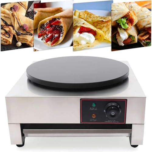 JJENXYYDS Pancake Maker,Commercial Electric Crepe Maker,3000W 16