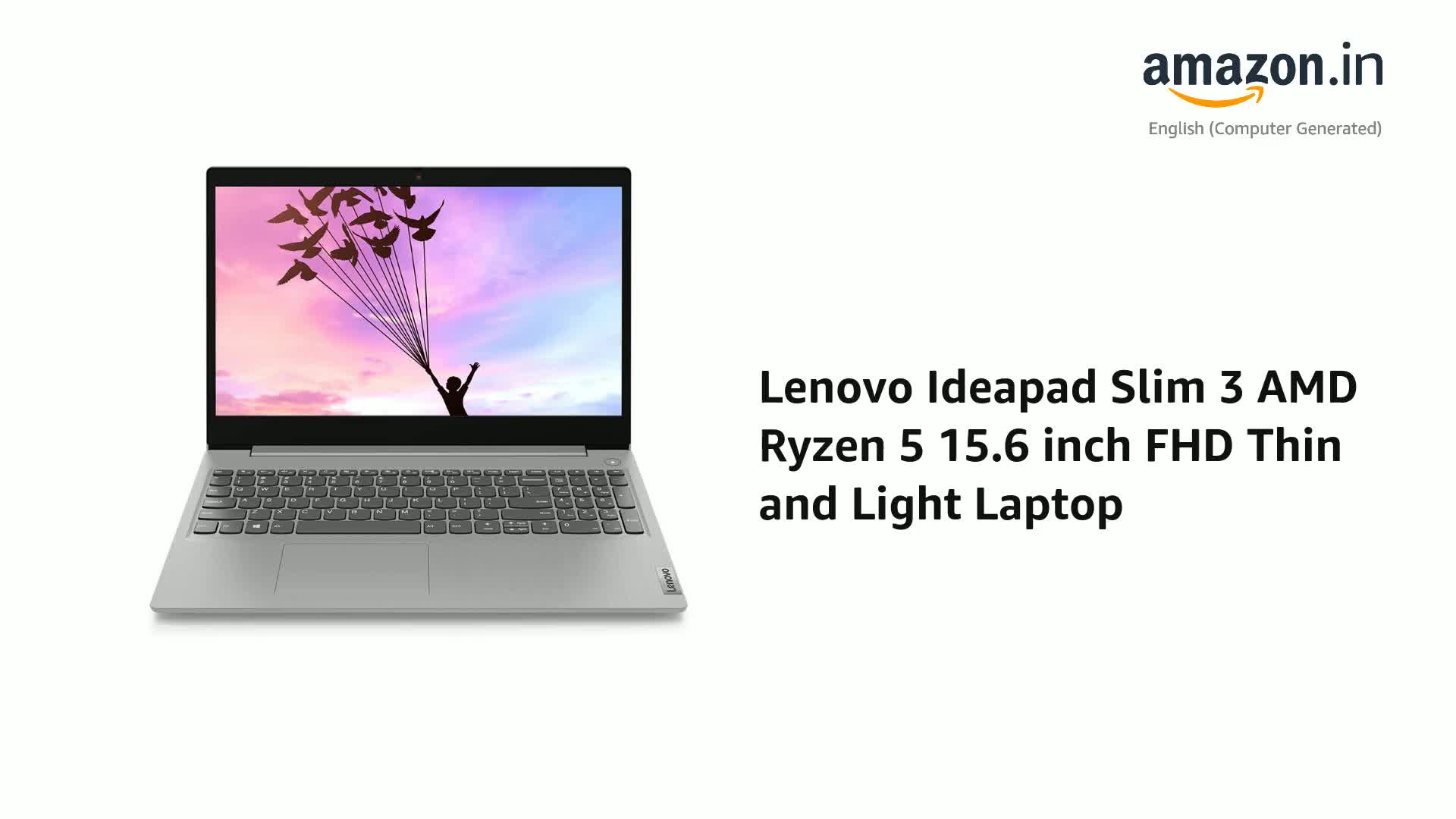 Amazon.in: Buy Lenovo Ideapad Slim 3 AMD Ryzen 5 15.6 inch FHD