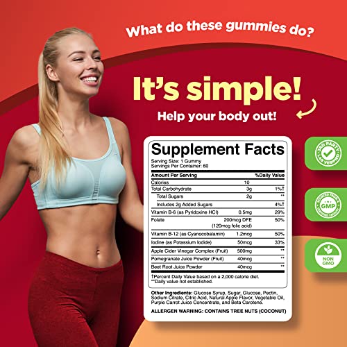 Tevare A Bundle Of Natural Water Pills Diuretics & Apple Cider Vinegar Gummies With The Mother - For Water Retention, Full Body #TOP4