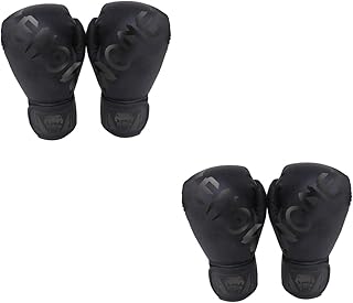INOOMP 2 Pares Luvas De Muay Thai Luvas De Boxe Luvas De Treinamento De Boxe Luvas De Luta Luvas De Luta Luvas De Pu Saco De Areia