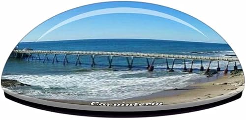 Miniatura 3 de Carpinteria State Beach California USA Imán para nevera regalo de viaje Colección de recuerdos de cristal 3D