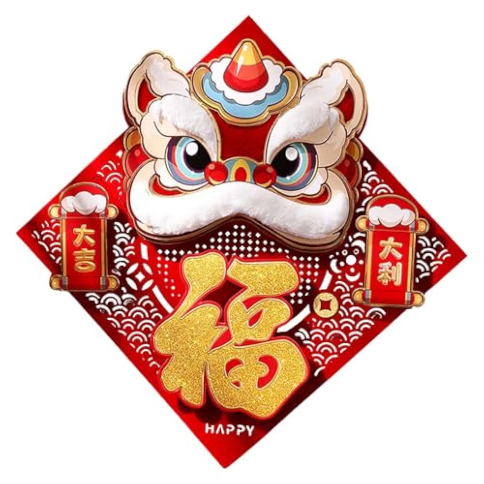 Chinese New Year Door Sticker Wall Mural