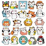 Cat Themed Crocs Charms Bulk Set - 24 Assorted Kitty Shoe Charms for Crocs, Perfect for Cat Lovers to Decorate Girls' or Kids' Footwear