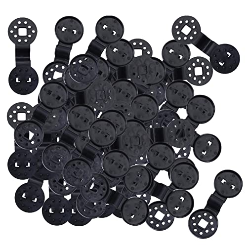 TOOYFUL 100Pcs Shade Net Clips Shade Cloth Clips Tighten Tools Lightweight Round Shading Net Fixed Clips for Garden Backyard Shading Cloth