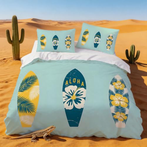 Housse de couette 200x200 surf hypoallergénique et douce pour en finir avec les draps rêches - 2