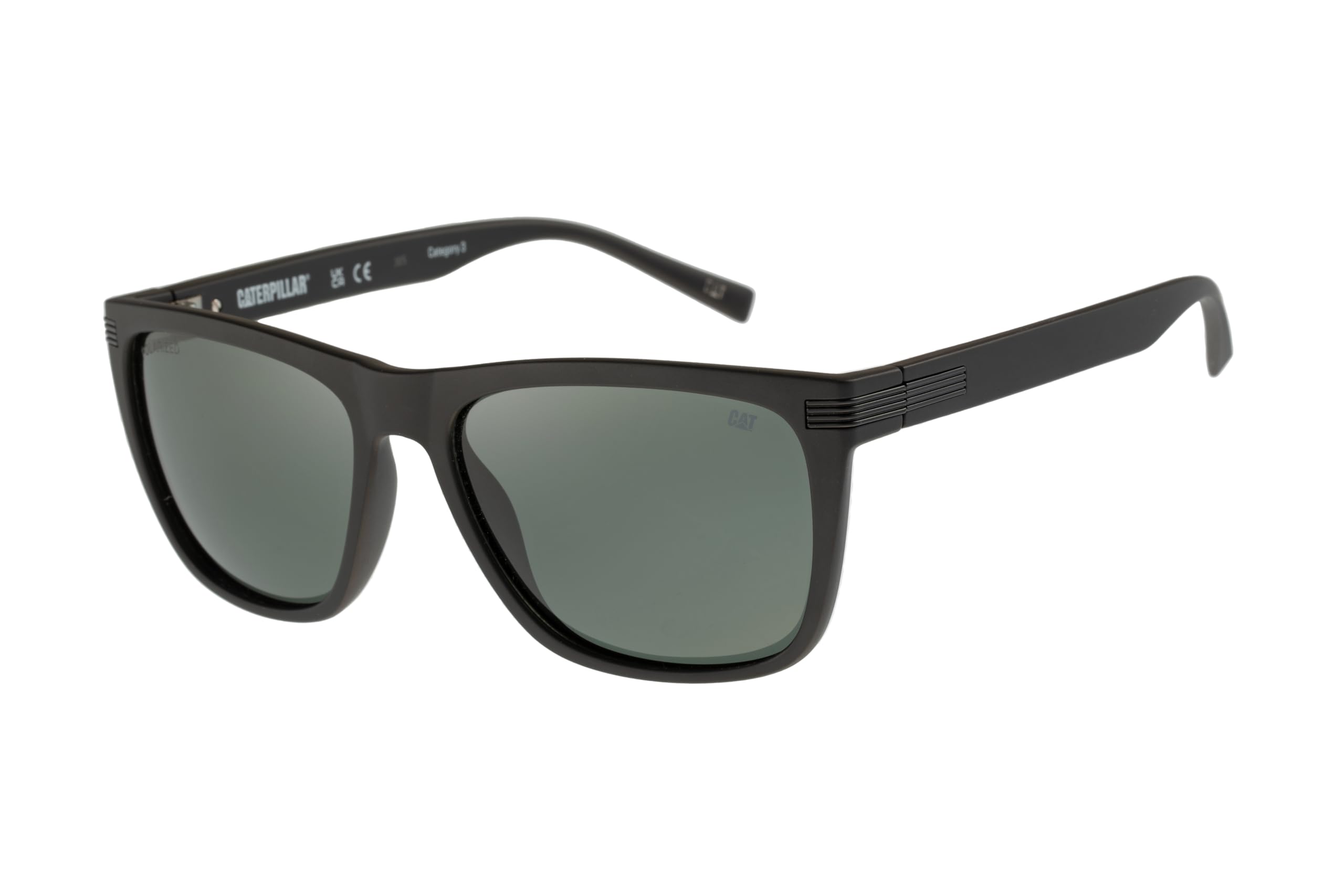 CATPrecision 8517 Men's Polarized Large Fit Square Sunglasses, 57 mm, UV400 Protection