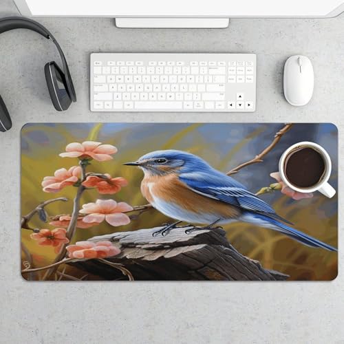 Pad para escritorio Eastern Bluebird con base de goma grande miniatura 5