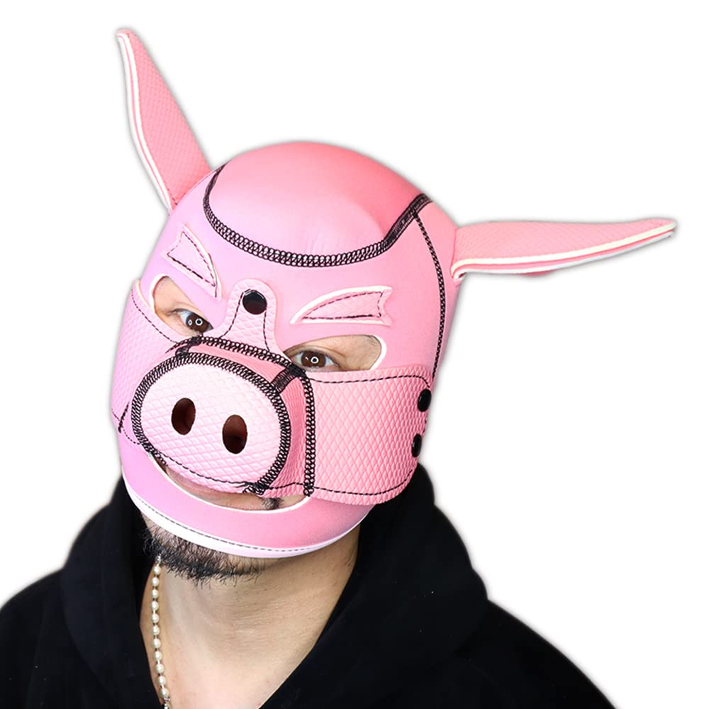Amazon.co.jp: 豚マスク かぶりもの ブタ フルフェイス マスク