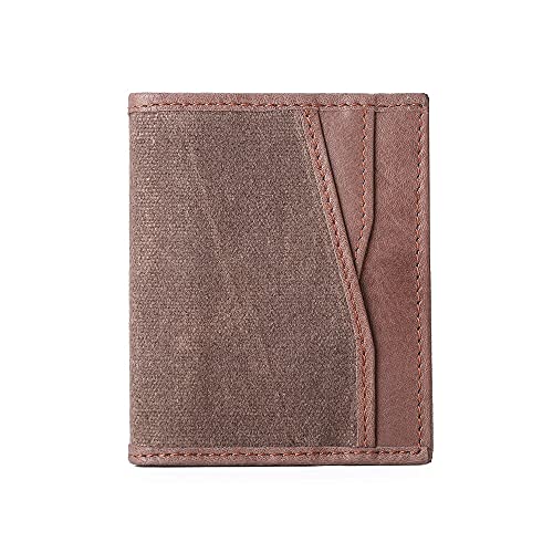 Bgdajrhaha Carteiras de couro para homens, carteiras masculinas de couro legítimo com costura de lon