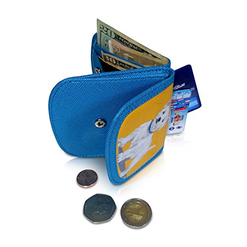 Taxi Wallet® TW95-WESTIE Soft Vegan Non-leather, Compact, Front Pocket Folding Wallet - For Cards, Bills, ID (Men & Women)3