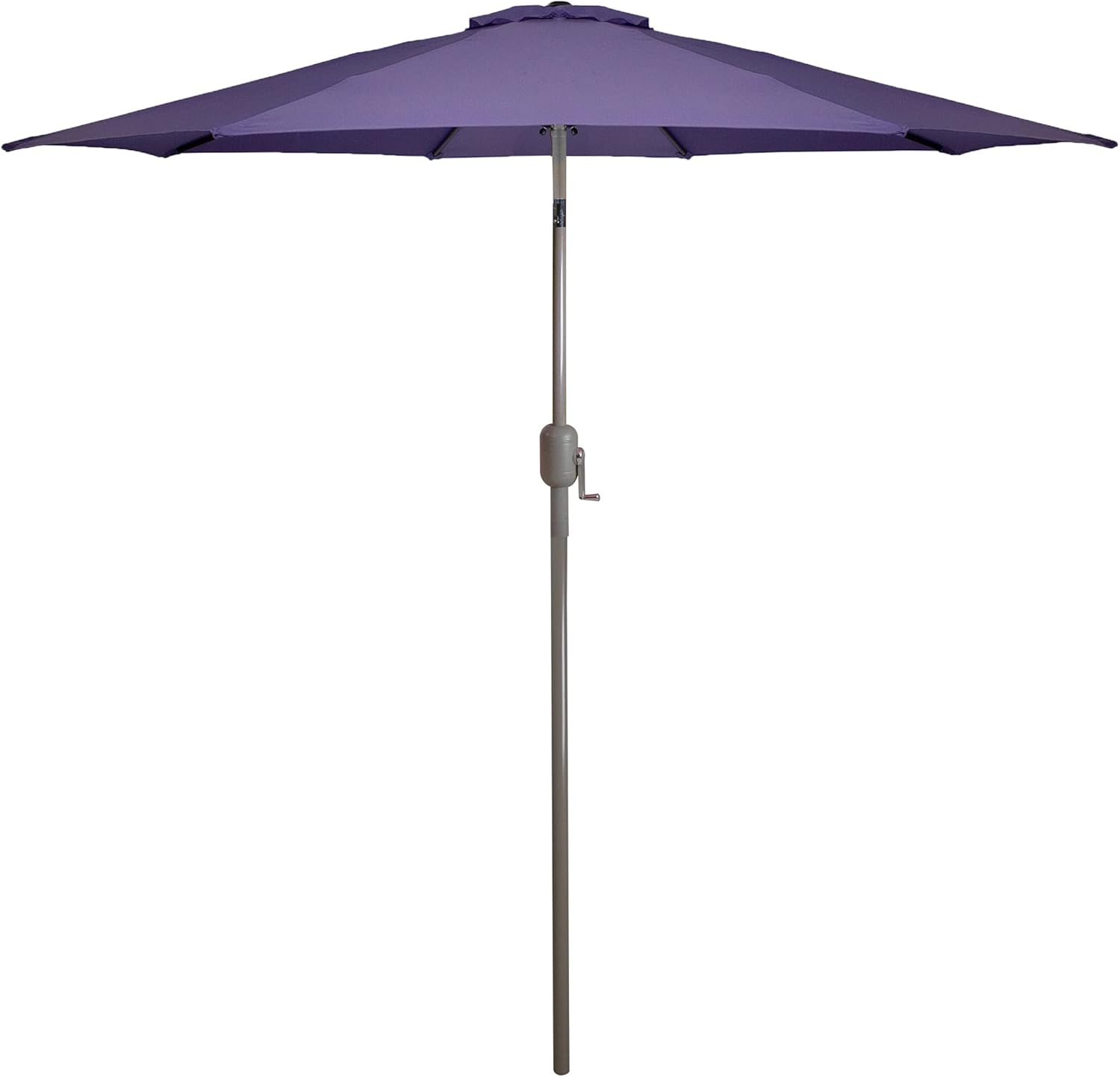 Northlight 9ft Outdoor Patio Market Umbrella with Hand Crank and Tilt - Purple
