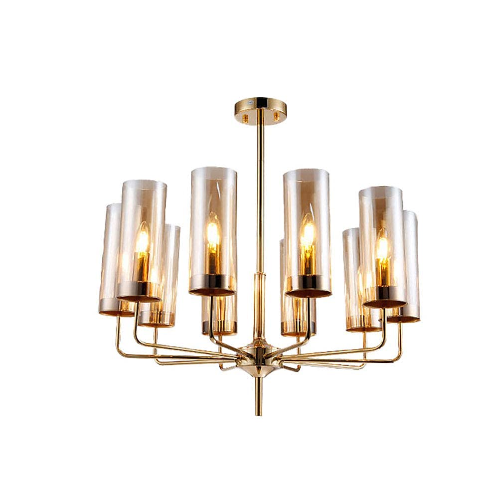 Éclairage LED classique suspendu : luminaires ambre réglables de cuisine