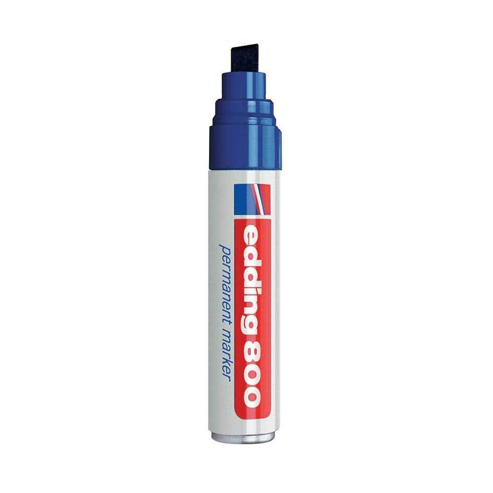Edding 390 Permanentmarker Set – 10 Stück, Rot, Dick 4–12 Mm Keilspitze, Wasserfest & Schnell Trocknend