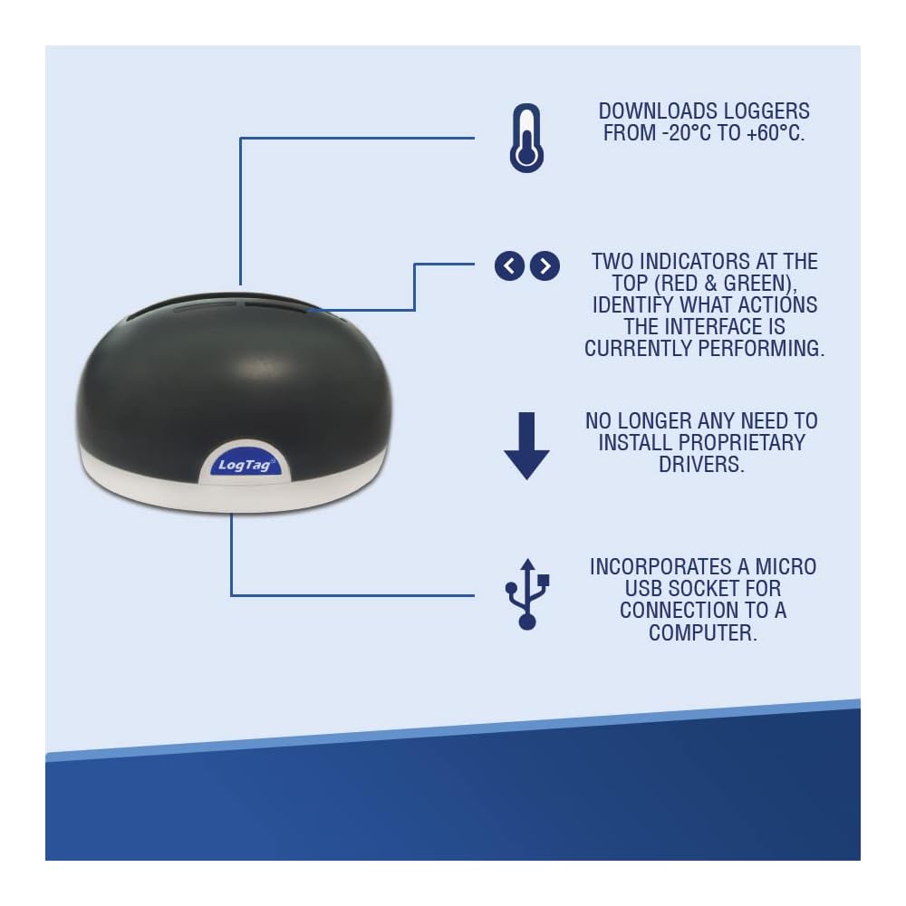 Buy LogTag LTIHID, LogTag Desktop USB Interface Cradle for All LogTag