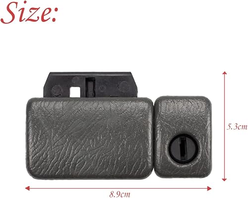 Miniatura 2 de RLB-HILON Pestillo de bloqueo para guantera compatible con Suzuki Vitara Suzuki Grand Vitara 2000 a 2018 años de repuesto 73430-76811-P4Z, color