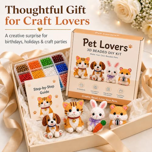 Animales con cuentas 3D en este kit de bricolaje Kelamit interactivo 7