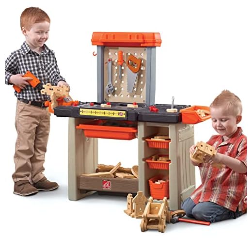 Step2 Handyman Workbench Kids Tool Bench, Orange