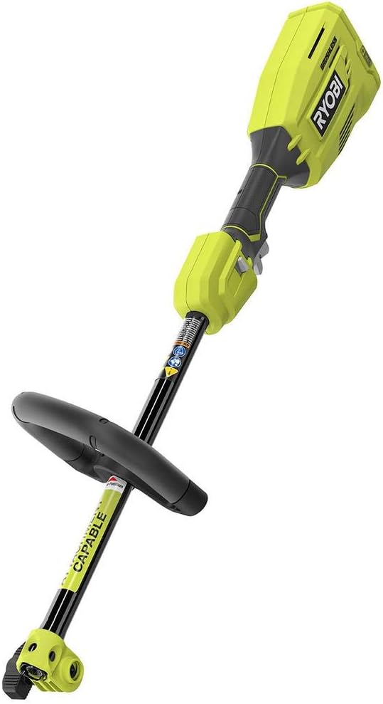 RYOBI P20101BTL One+ 18-Volt Lithium-Ion Cordless Attachment Capable Brushless String Trimmer (Tool-Only)