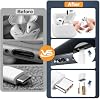 Kit de limpieza electrónica de 34 en 1 para iPhone, AirPods, teclado, USB C, puerto | Kit de limpieza profesional multiusos, con masilla limpiadora, paño de microfibra, diseño compacto portátil, blanco sunoyar 6