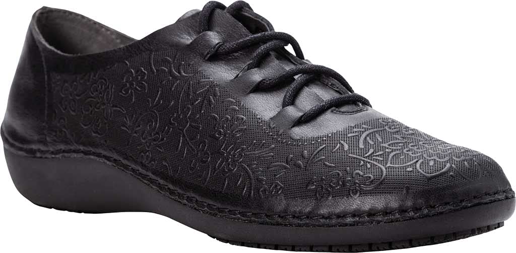 Womens Chantel Lace Up Flats Casual Flats Shoes, Black, 6