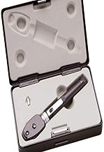 ADC Ophthalmoscope, Pocket Size, Xenon Lamp, 2.5V, Hard Case, Diagnostix 5112N,Black