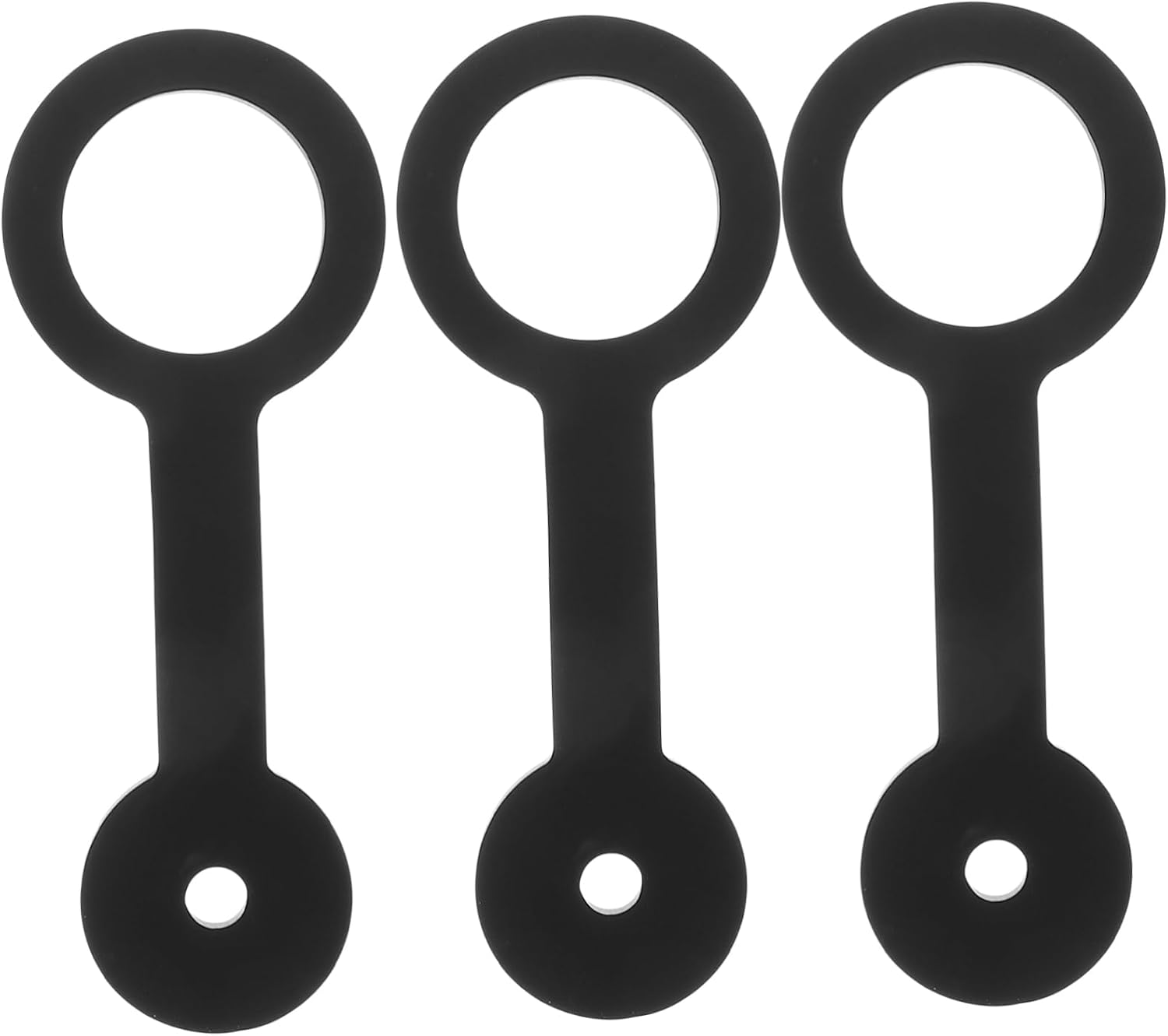 MAGICLULU 3pcs Flexible Rubber Shower Door Latch Silicone Travel Strap for Rv Motorhome and Trailer Showers Easy Installation Enhanced Security Compatible with Models