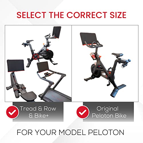 Premium Neoprene Monitor Cover For Peloton Bike Screen - Super Soft Terry - Fits Original Bike Or Row, Bike+, Peloton Tread - Protect From Dust And Damage - Screen Protector (Bike+ Or Tread Or Row) #TOP1