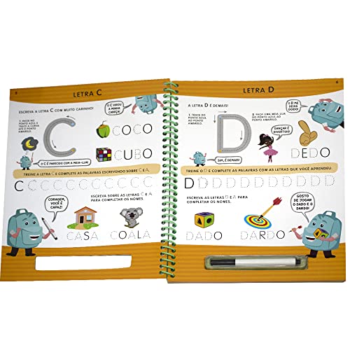 Combo 4 Livros de Alfabetização