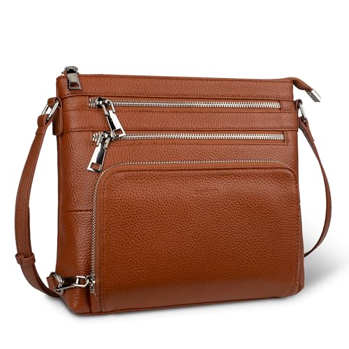 befen Soft Real Leather Crossbody Bags for Women Cross Body...